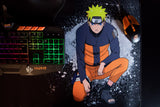 Tapis de souris gaming - KONIX - Naruto Shippuden - XXL 90 x 46 cm - Base antidérapante en caoutchouc - Noir