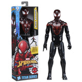Figurine Miles Morales 30 cm, Titan Series, jouets de super-héros pour enfants, Marvel Spider-Man, des 4 ans