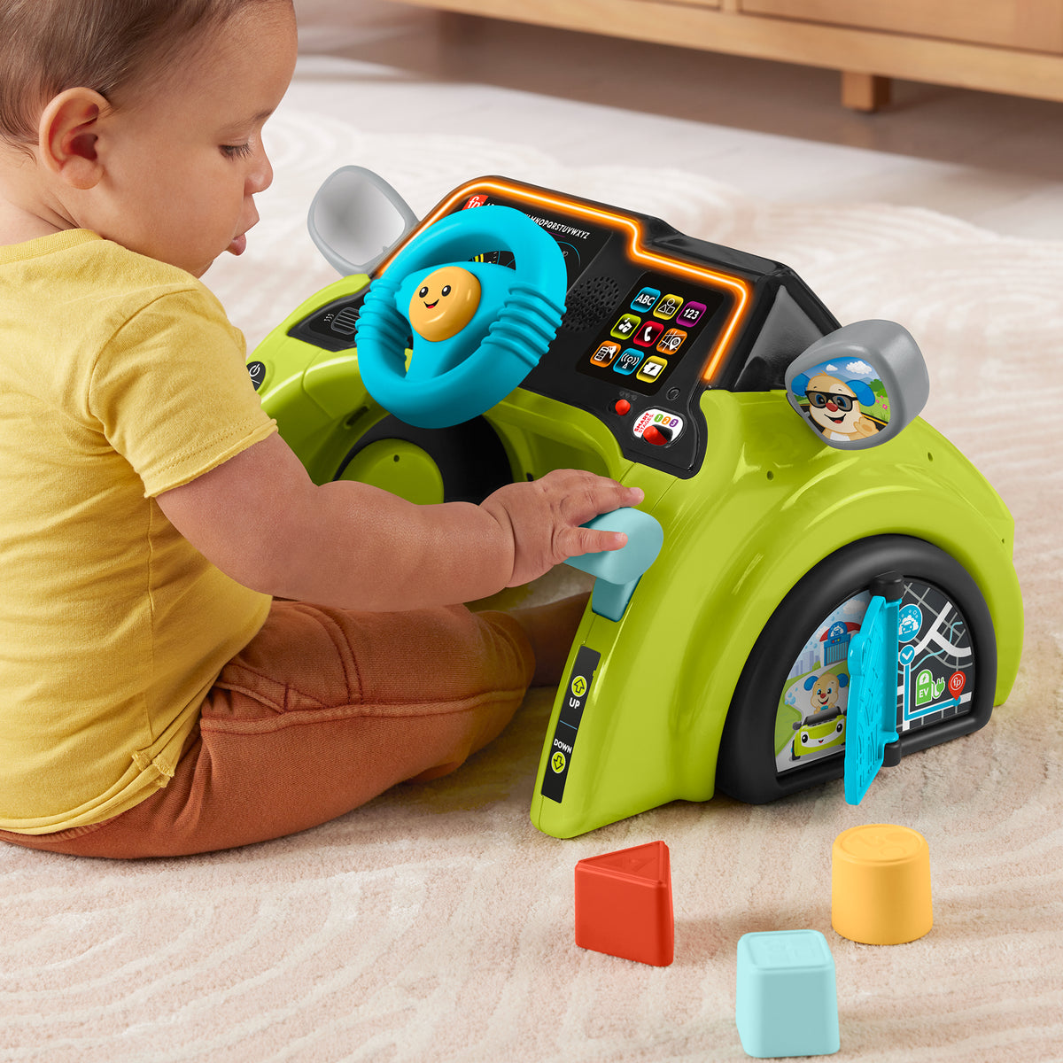FISHER-PRICE Rires et éveil-Centre d'activités Ma Premiere Voiture - Fisher-Price - HYR92