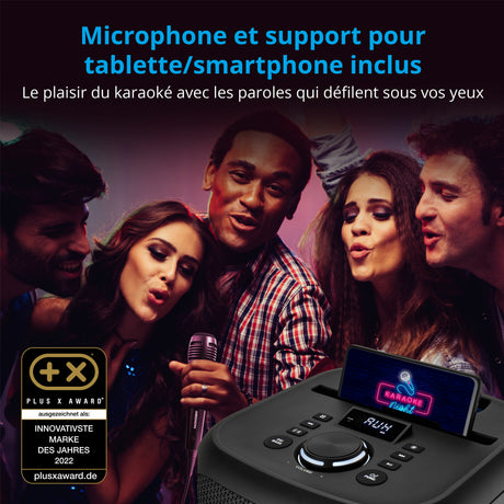 Enceinte - MEDION - Compact - 50W RMS - Anneau LED multicolore