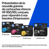 HP 951 Cartouche d'Encre Cyan Authentique (CN050AE)