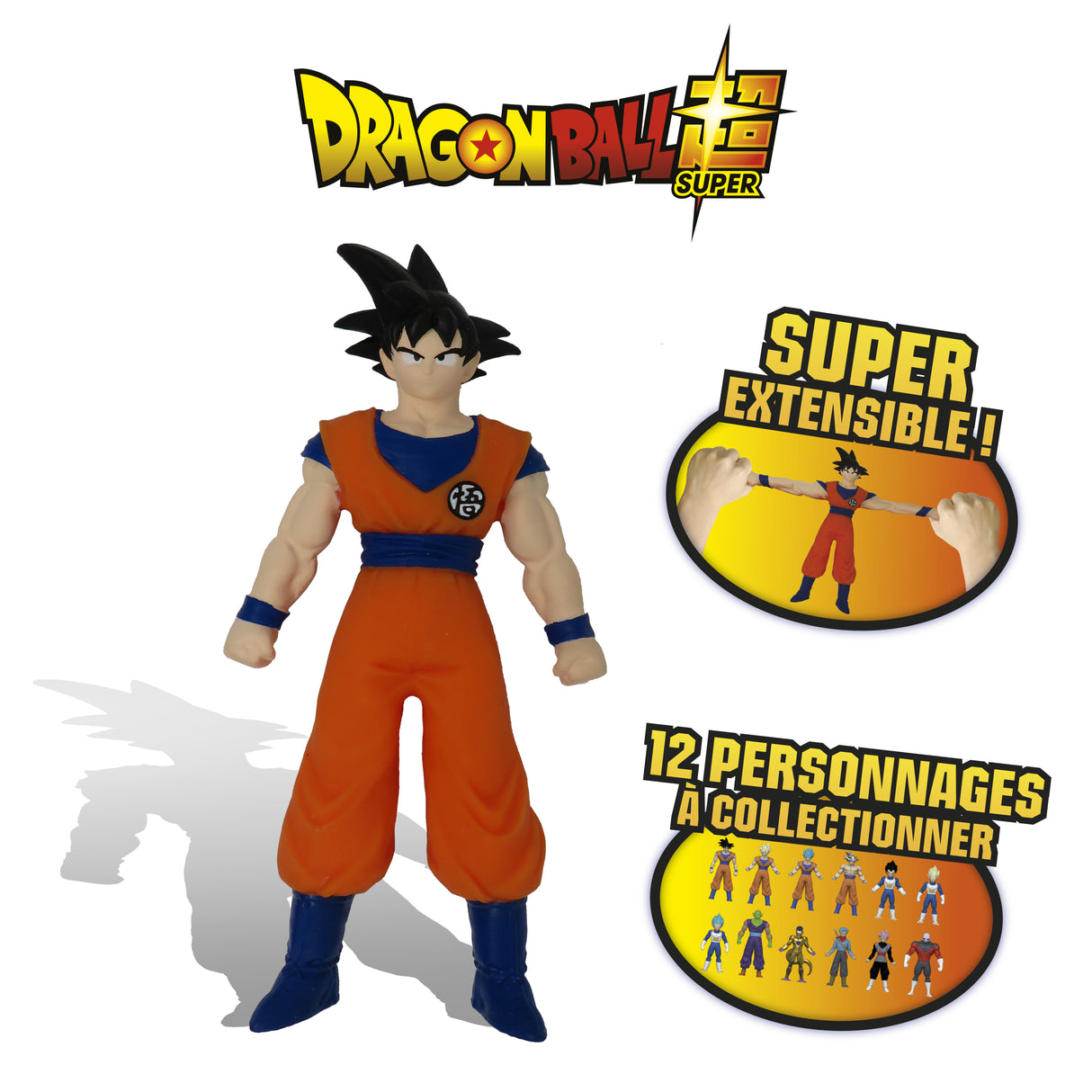 Figurine extensible Dragon Ball - Monster Flex - Modele aléatoire - SILVERLIT