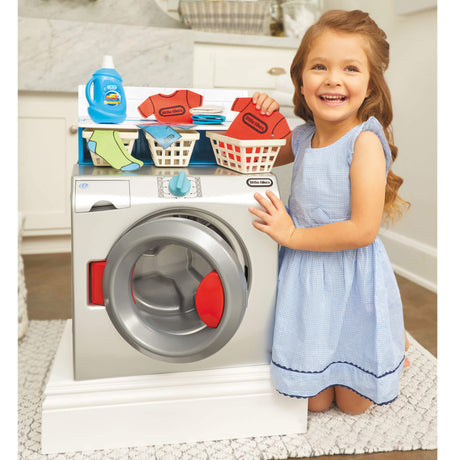 Little Tikes - Mon 1ere machine a laver - Jeu d'imitation - Avec accessoires - Des 3ans