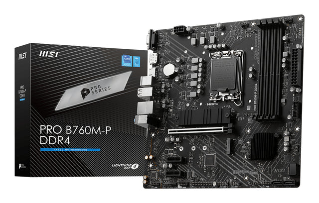 Carte Mère MSI Pro B760M-P DDR4 (Intel LGA 1700) Micro ATX