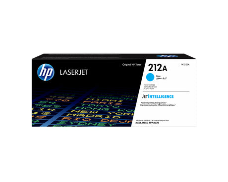 Cartouche de Toner HP 212A Cyan Authentique (W2121A) pour HP Color LaserJet Enterprise M555 / M554 / M578
