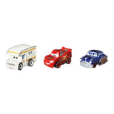 Cars Disney Pixar - Pack de 3 Mini Véhicules (modele aléatoire) - Petite Voiture - 3 ans et + - Disney Pixar Cars - GKG01