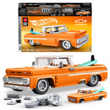 Hot Wheels - Coffret de Construction Custom Chevy Pickup 1962 Mattel Brick Shop - Mattel Brick Shop - JFT20