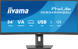 Ecran incurvé 34" Iiyama ProLite XCB3494WQSU-B1 UWQHD 120Hz (Noir)