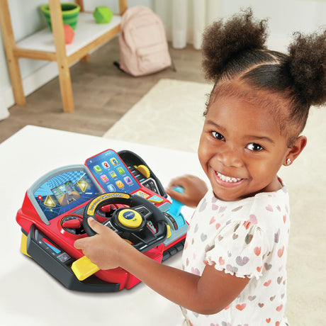 Simulateur de conduite pour enfant - VTECH Super Console Turbo Pilote - Écran couleur et 20 jeux inclus