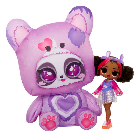 L.O.L. Surprise - Poupée Tweens Costume - Houps Cutie - Poupée de 17cm + animal gonflable - Surprise a découvrir - 4 modeles a colle