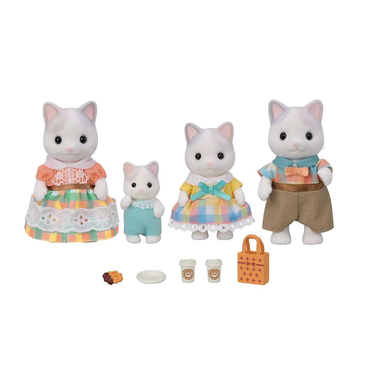 SYLVANIAN FAMILIES 5738 - La famille Chat Latté