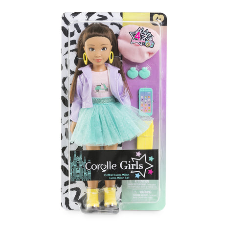 Poupée Mannequin - COROLLE - Luna Fashion Week Paris - 28 cm - 4 accessoires - Senteur vanille - Des 4 ans