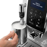 Machine expresso broyeur - De'Longhi  - Dinamica - ECAM350.35.W - 6 recettes - Blanc