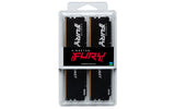 Kit Barrettes mémoire 32Go (2x16Go) DIMM DDR5 Kingston Fury Beast  5600MHz CL36 (Noir)