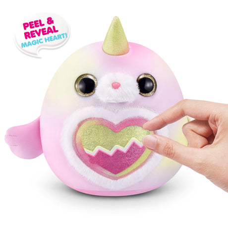 oeuf surprise peluche - RAINBOCORNS - Eggzania Frozen Mania - Theme givré - Peluche a découvrir - Accessoires inclus