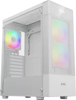 Boitier Moyen Tour ATX Gamdias Aura GC5 Elite RGB avec panneau vitré (Blanc)