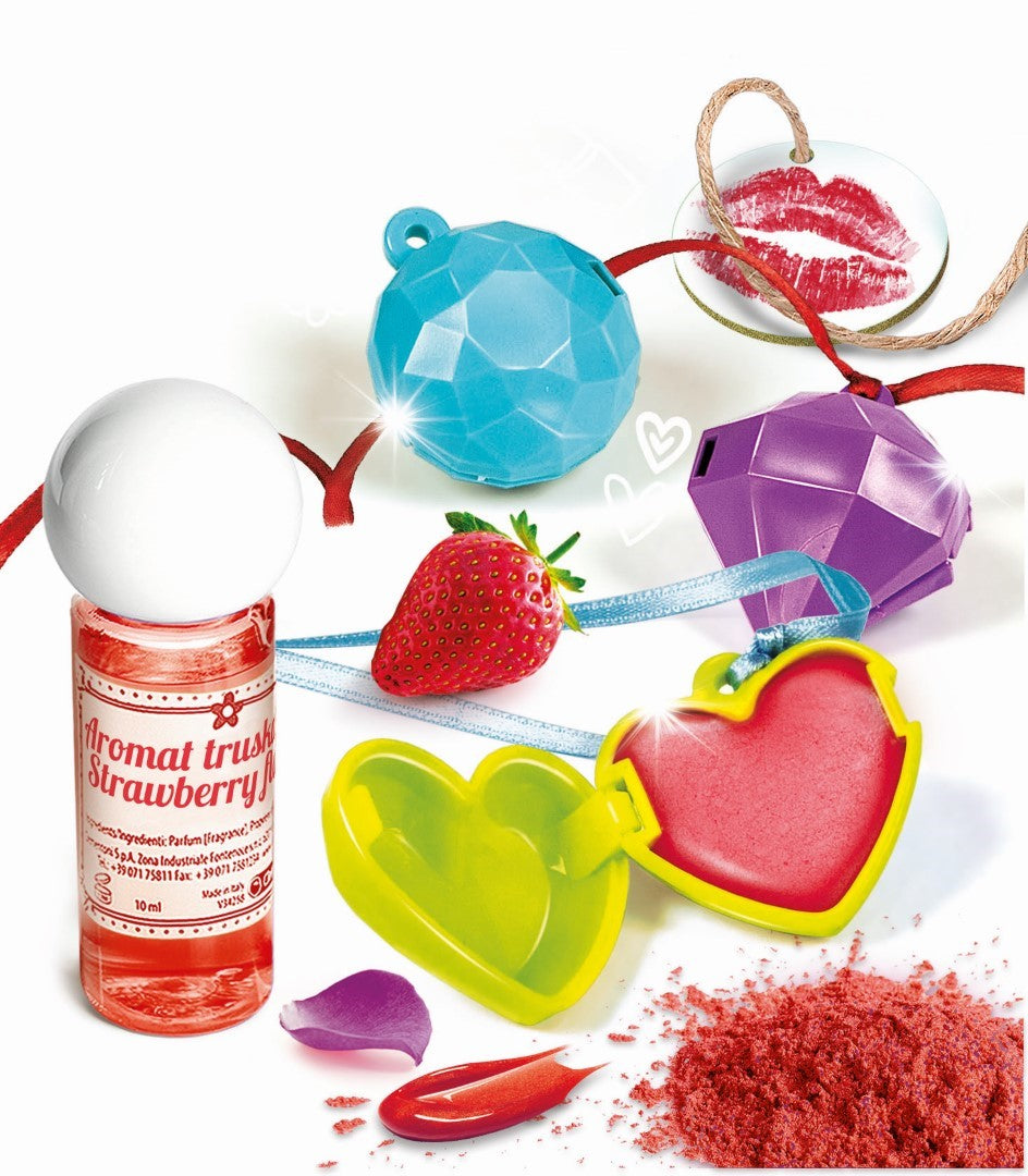 Clementoni - Science & Jeu - Coffret scientifique création de baumes a levres - Dés 8 ans