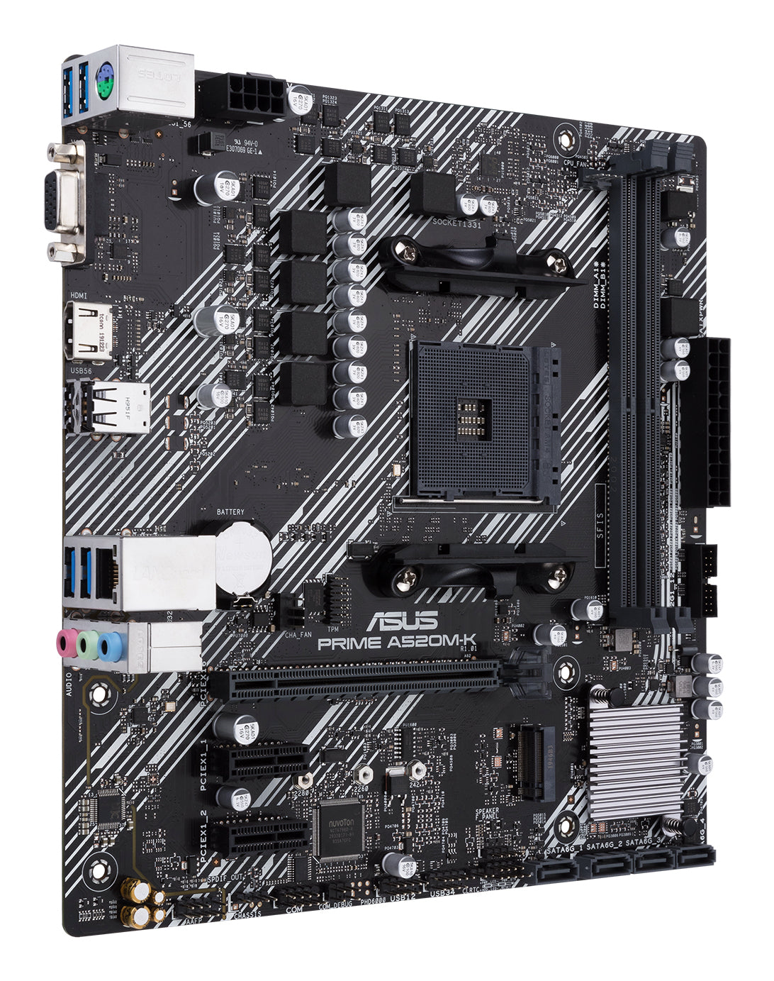 Carte Mère Asus Prime A520M-K (AM4) Micro-ATX