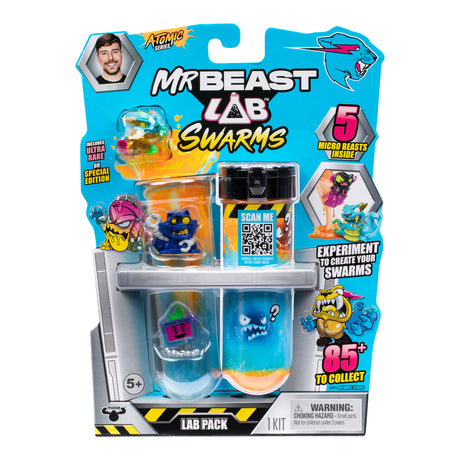 Pack de 5 minis figurines - MRBEAST LAB - SWARMS ATOMIC - Des 5 ans