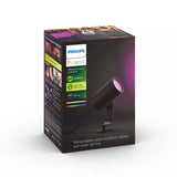 Projecteur de jardin - PHILIPS HUE - Lily - Lumiere blanche et colorée - Noir - Basse tension - Extension - IP67