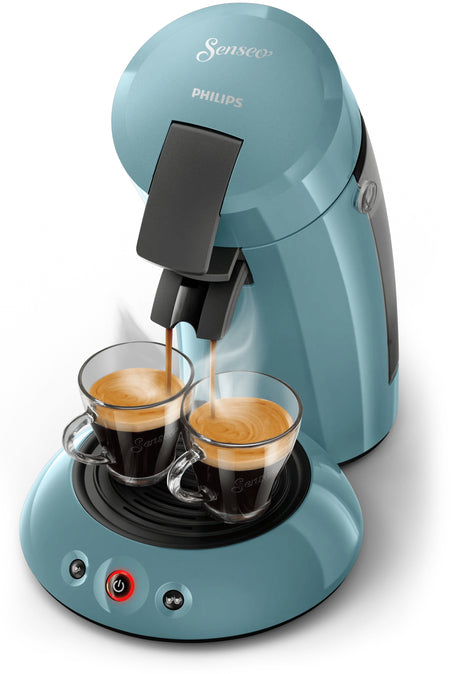 Cafetiere a dosette - PHILIPS - SENSEO - HD6553/21 - Original - Bleu Gris