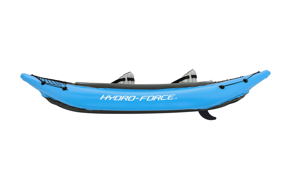 Kayak gonflable - BESTWAY - Cove Champion X2 Hydro-Force - 331x88cm - 2 places - 180kg max - 2 pagaies, 2 ailerons amovibles +