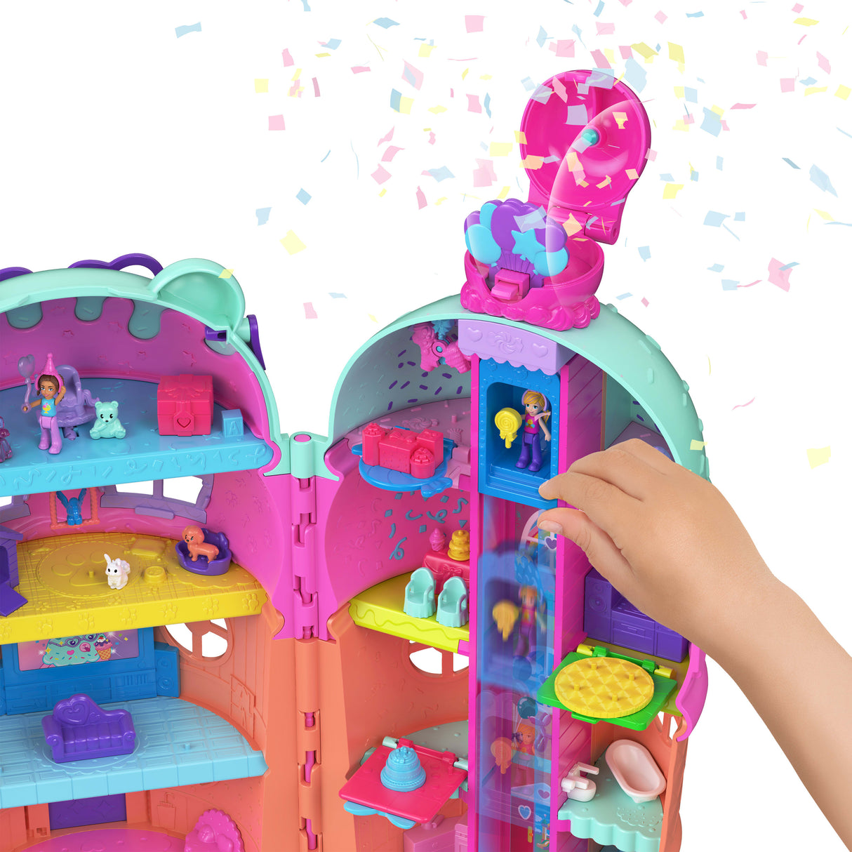 Polly Pocket - Coffret Maison Cornet de Glace - Avec figurines - Polly Pocket - JFT91