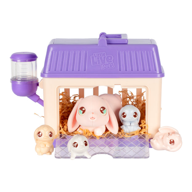 Set de jeu - LITTLE LIVE PETS - Mama Surprise Lapins - Bébés inclus - Accessoires personnalisables