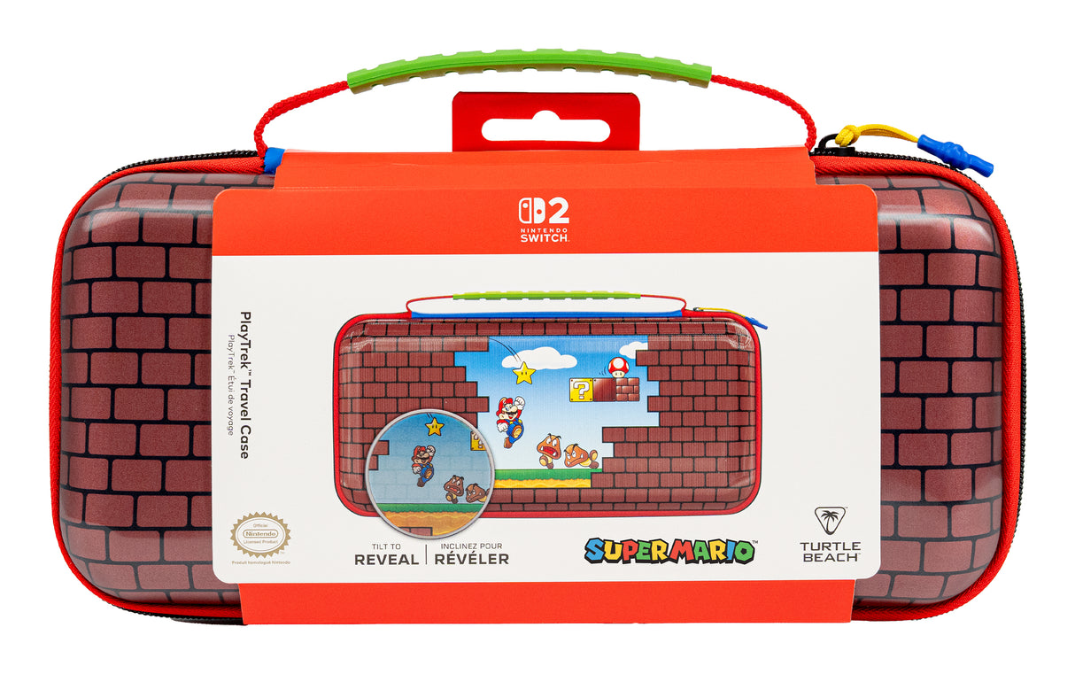 Etui de voyage PlayTrek - Turtle Beach - Mario Bricks - Nintendo Switch 2