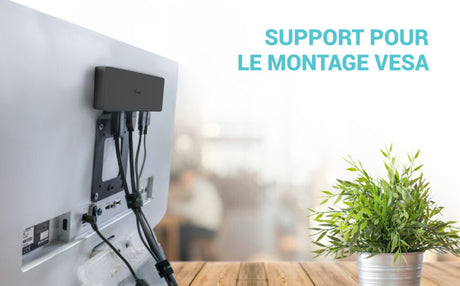 Station d'accueil portable USB-C 3.2 I-Tec Docking Station Gen 2 Pro (Noir)
