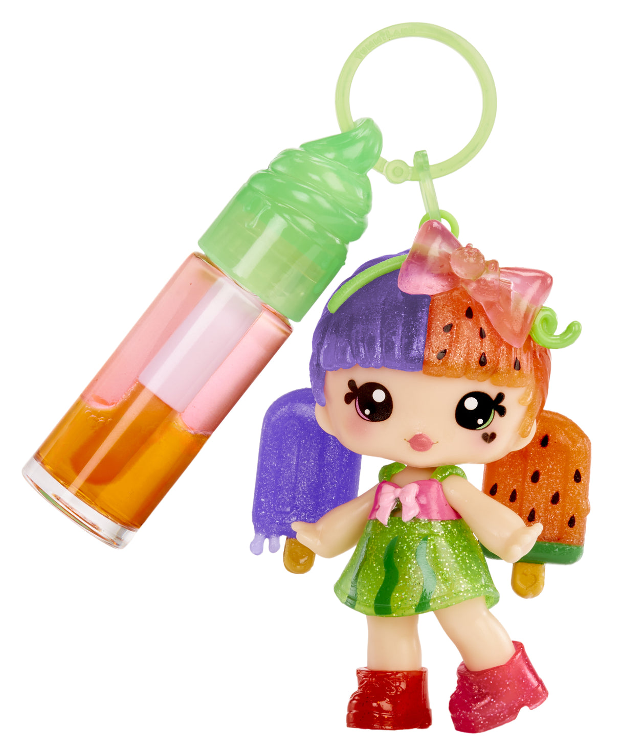 Yummiland Lip Gloss Doll - Color Change Combo -  Poppy Melonberry