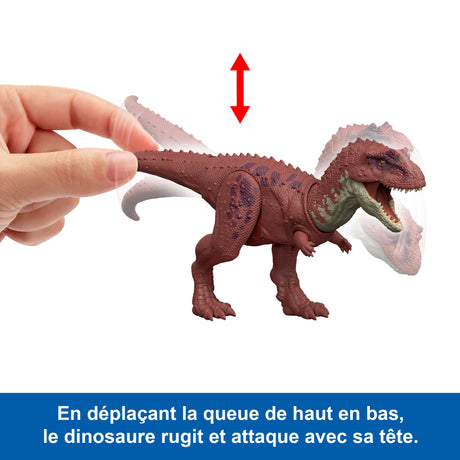 Jurassic World - Figurine articulée Aucasaurus Rugissement féroce - Son - Jurassic World - JGB88