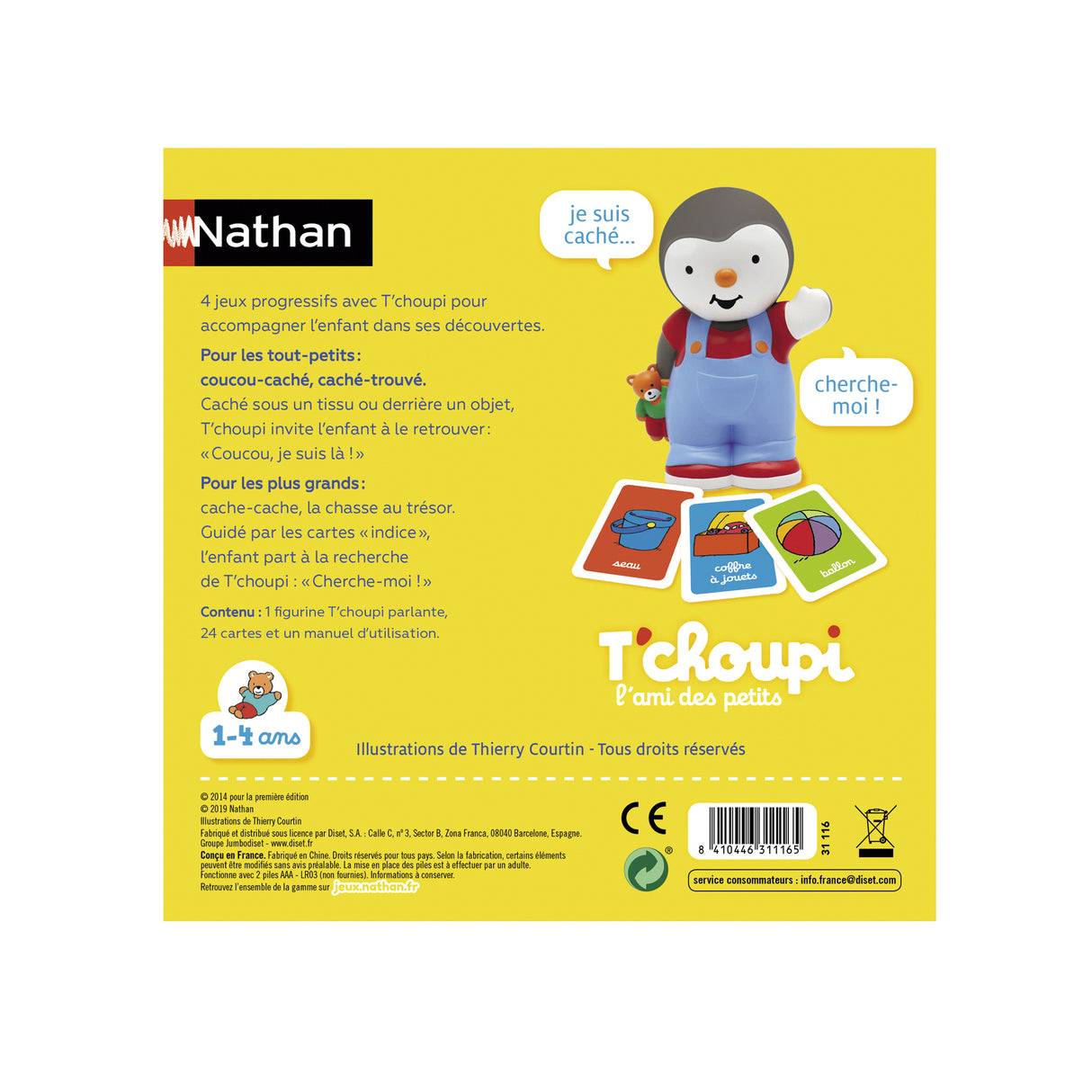 NATHAN T'choupi - Cache-Cache