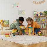 Coffret ferme éducative de 92 pieces avec animaux et accessoires, figurine miniature, Schleich 42605 Farm World