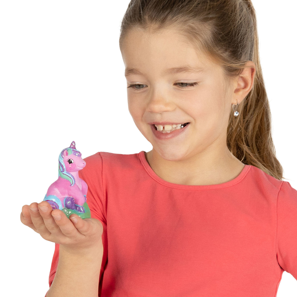 Moulage et peinture - SES CREATIVE - Hobby Pink - Licorne - Kit Créatif Enfant 3D - Crée 3 Licornes Magiques - Age : 5+