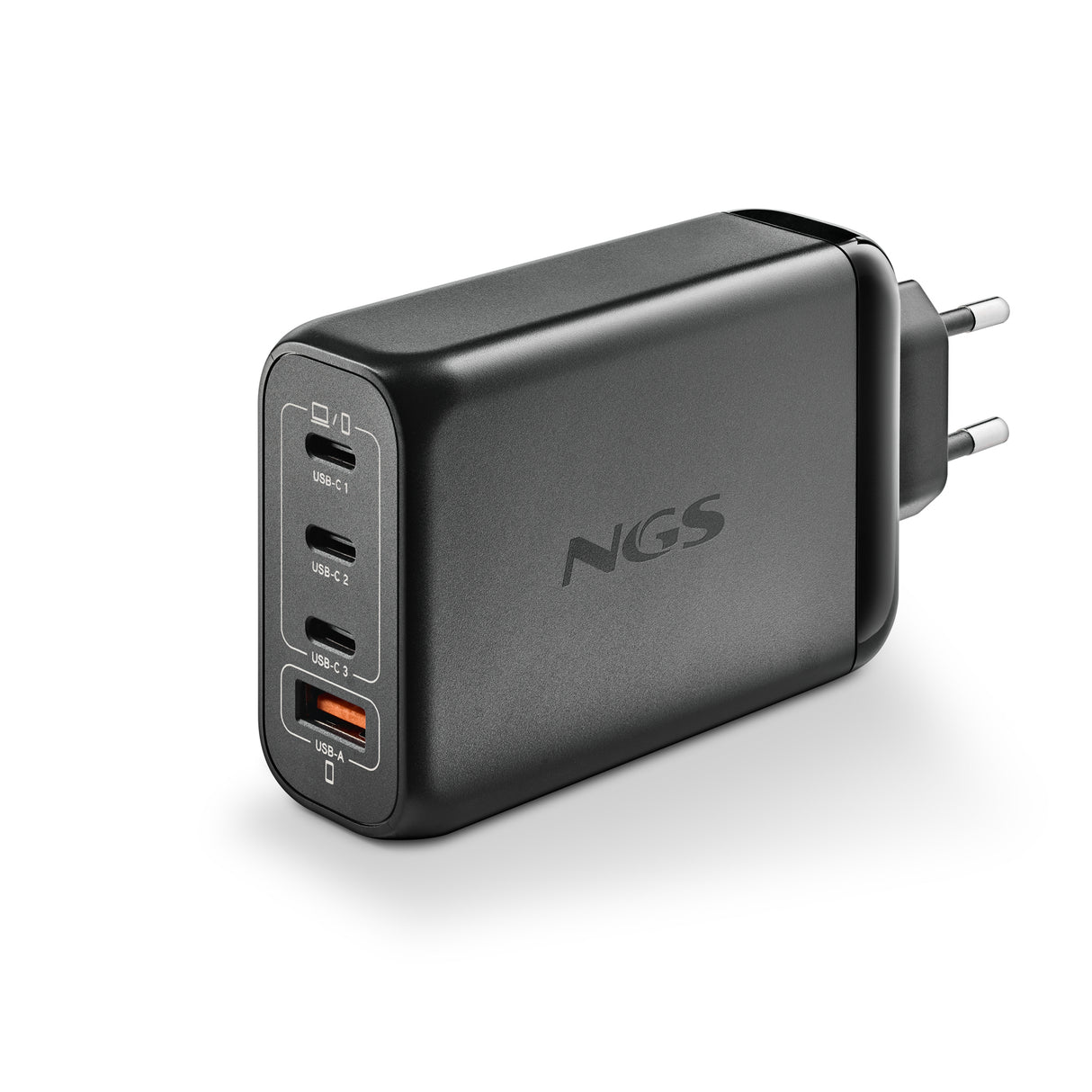 Chargeur secteur NGS Bud 3x USB-C + 1x USB-A 140W (Noir)