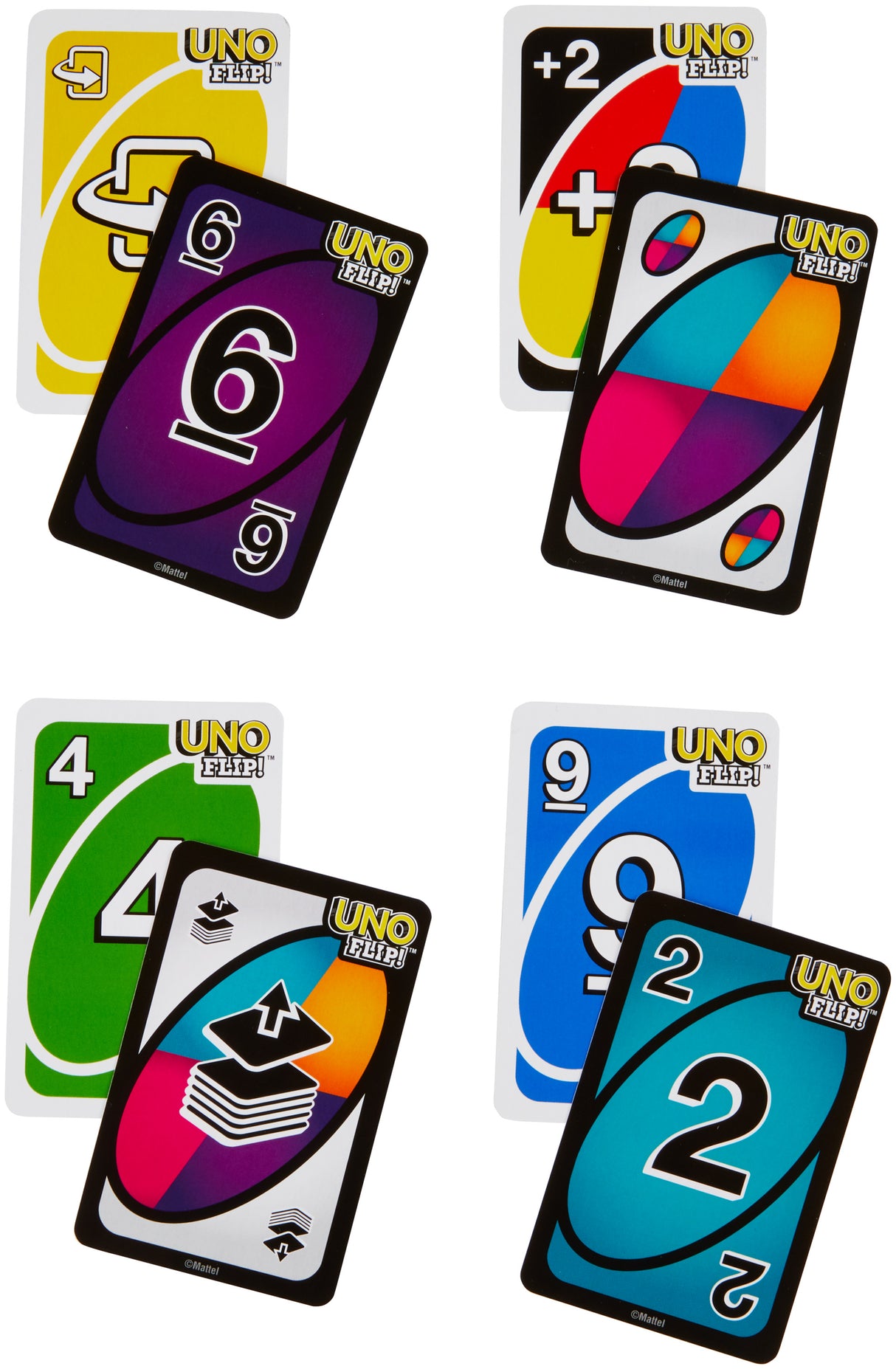 Mattel Games - Uno Flip Side - Jeu de cartes Familles - 7 ans et + GDR44