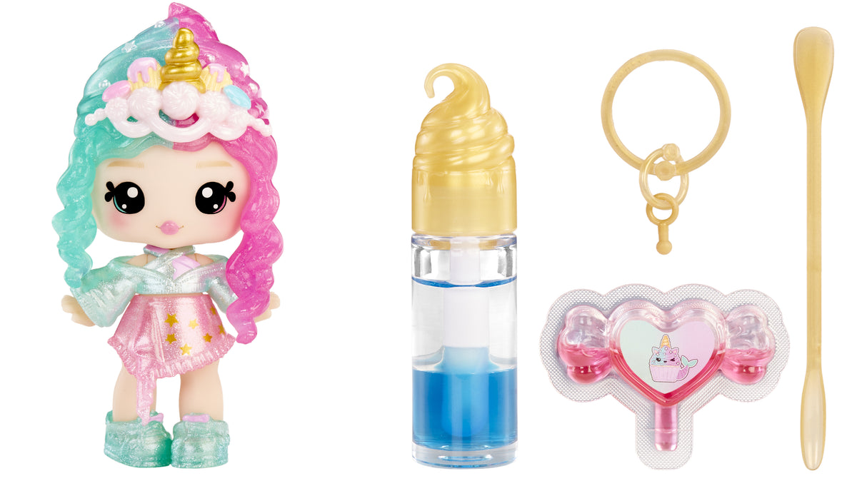 Yummiland Lip Gloss Doll - Color Change Combo - Phoebe Frappe