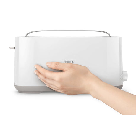 Grille-pain - PHILIPS - HD2590/00 - Collection Daily petit déjeuner - 1 fente longue - 830W - Blanc