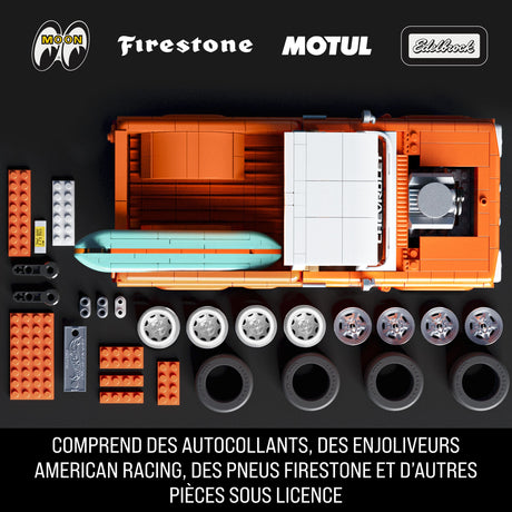 Hot Wheels - Coffret de Construction Custom Chevy Pickup 1962 Mattel Brick Shop - Mattel Brick Shop - JFT20