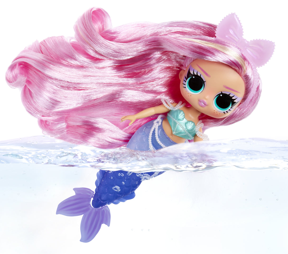 L.O.L. Surprise! Tweens - Sirene Lola - Poupée avec queue de sirene qui change de couleur, Nageoire mobile, Accessoires -  4 ans