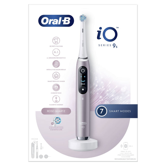 Brosses a dents - ORAL-B - iO9s Series - Rose Quartz (+1 refills) - Electrique