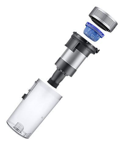 SAMSUNG Jet 75E Complete VS20B75CR5 - Aspirateur Balai sans Fil - Puissance 200 AW - Autonomie 60 min - Station murale - 3 brosses