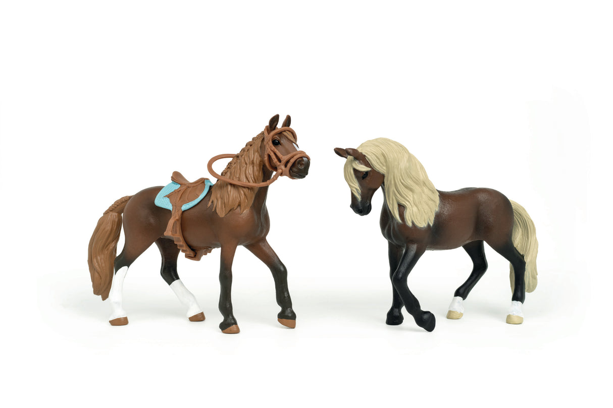 Mes Premiers chevaux Paso Péruvien, Figurines 2 chevaux, SCHLEICH 42738 Horse Club, des 5 ans