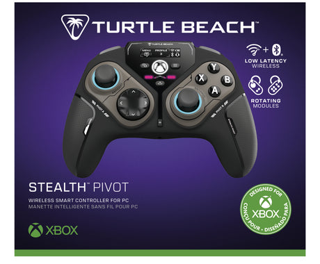 Manette intelligente sans fil - TURTLE BEACH - TBS-0120-05 - Stealth™ Pivot - 2,4GHz ou Bluetooth - Noir