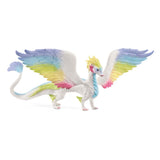 Figurine Dragon arc-en-ciel, des 5 ans, Schleich 70728 Bayala, 34 x 23 x 11 cm