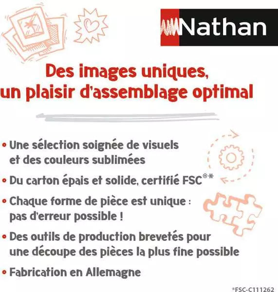 Ravensburger–Numéro d'Art format 18x24cm–Stitch–Kit de peinture par numéros–Activité détente et créative–Des 7 ans–23930