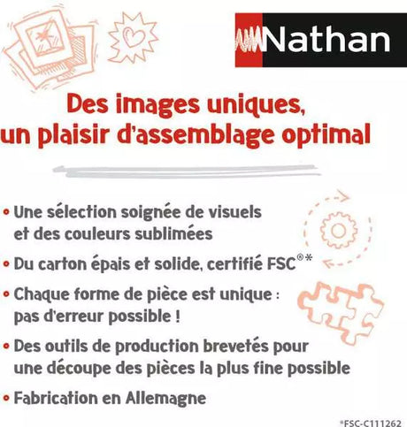 Nathan-Puzzle 1500 pieces-Tour Eiffel multicolore/Lars Stewart-Adultes et enfants des 14 ans-Puzzle de qualité supérieure-12000950