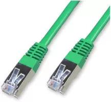 Céble/Cordon réseau RJ45 Catégorie 6 FTP (F/UTP) Droit 50cm (Vert)