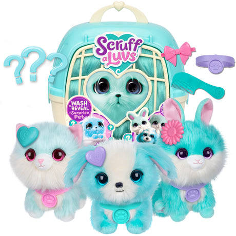 Animaux en peluche - SCRUFF A LUVS - Boule de poils - Bleu